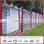 Easy installation PVC spraying triangle bending wire mesh fence