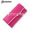 Bostanten brand woman leather wallet evening clutches rose red