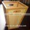 man made bamboo flower umbrella sundry laundry storage basket for home decoration