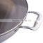 High-class pure titanium cookware no stick wok
