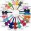 Grosgrain Pinwheel Hair Ribbon Bow Glued On Elastic Headbands Baby Boutique Headband Bow Accessories