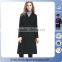 2016 new desgin double breasted long coat for women