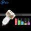 3 Ports 3A Output 3 Usb Car Charger With Very Low Price Colorful Charger for Smartphone Tablet
