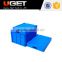 Patents design space saving custom order plastic crate with lid