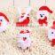 Western cheap custom santas silicone slap bracelet