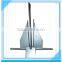 Marine suppliers 4kgs,6kgs,8kgs,10kgs hot dip galvanized stainess steel danforth boat anchor