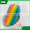 kitchen rainbow plastic sponge long handle hanging tableware water cup bottle clean cleaning brush