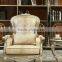 Luxury and Royal Living Room Sofa Chair, Solid Wood Tea Table and Single Chairs Set (BF01-ML038)