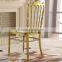 Quality Polished Champange Gold Stainless Steel Luxury Modern Chiavari Chair LQ-SSC001C