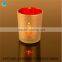 Cylinder shape glass candle jar