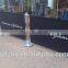 Cafe barrier with customized carvas