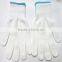 10 gauge bleached white cotton glove