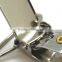 Rectange Face Metal Suspender Clip with plastic teeth inside for garment, 1 inch High Quality Fashion Metal clip