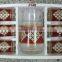 JK004 7pcs glass drinking set with deco