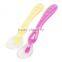 New Arrival Feeding Supplies BPA Free Silicone Cute Deisgn Baby Children Spoon, Gift Set