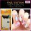 Joyme wholesale nail supplies 2d nail art sticker ultrathin water transfer white lace nail sticker