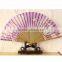 Bamboo Hand Held Folding Fan For Wedding Party Decor/Dancing Handheld Fan