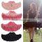 Plus size chiffion teen Fluffy adult long tutu pettiskirt