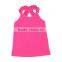 new product boutique clothing kids t-shirt Korean girls hot pink printing tee shirt