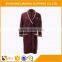 wholesale soft hooded fleece bathrobe customized for adults