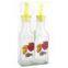 decorated oil glass bottles