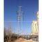 Free-standing steel lattice tower