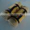 pp webbing handle attached portable polar fleece printed roll up blanket