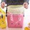 Pink Canvas Drawstring Sandwich Bags for food