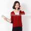 Spring Autumn high quality fashion V-neck custom latest design autumn long sleeve rayon V neck cardigan sweater design for women