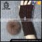 Rational Construction Gloves Cheap Knitted Real Fur Ball Mittens