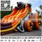 Very interesting inflatable tank game slide,inflatable trcuk slide ,inflatable obstacle course