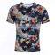 Breathable Quick Dry Gym Sports T Shirt, Sublimation Custom t shirt Printing