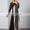 2007#Hand Made Korean Hemp New Islamic Long Sleeve Model Dress Plus Size 2017 In Dubai Wholesale