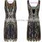 BestDance 1920s Gold Flapper Dress Great Gatsby Charleston 20s Abbey Sequins Costume