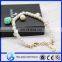 beads compound with alloy chain hand chain pendants bracelet hand made