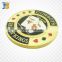 custom painted gold plating Poker souvenir coin