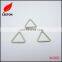 Factory custom metal bag triangle belt buckle