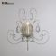 RM2249 classic Glass Candle Shape Retro antique brass Iron Crystal Wall Light fixture
