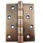 201 Stainless steel hinge red ancient copper surface polish for door and window hinges