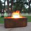 cold corten steel industrial style fire pit outdoor fire pit garden fire bowl