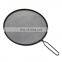 Stainless Steel Splatter Screen Stainless Steel Mesh Frying Pan Grease Screen
