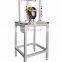 Teste line and impact point locating laser table/test machine