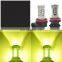 Alla Lighting H8 H11 H16 80W LED Fog Lights Bulbs 3000k Golden Yellow Xtreme Super Bright 3030 SMD