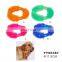 Dog ball toy soft interactive toy with squeaker glow in the dark