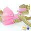 Baby Girl Pink Chiffon Party Dress +Bloomers+Bow Headband 3Pcs Sets Wholesale Gold Sequins Girls Frocks Design Dresses