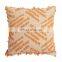 Boho style Colorful Hand Block Indian Pillow Cover Decorative 18X18"  Embroidery Chindi Cushion Cover
