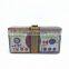 New Designer USD BIG SALE CHEAPEST PRICE FACTORY SELL women evening party crystal stack of money purses funny clutches