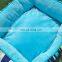 Well Sleeping  Stripes Print Washable Rectangle Shape Canvas Pet Bed