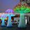 Outdoor Night Party Stage LED Lighting Decoration Balloon Colorful Inflatable Mushroom Shape