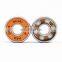 Bachi 22*8*7mm 608 Bearing RS Skate Board Bearing Deep Groove Ball Bearing Six Ceramic Ball Bearings